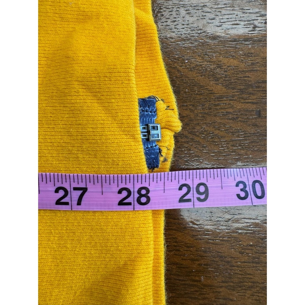 Vintage United States Olympic Team Jacket Medium Navy Yellow‎ Made in USA 80s - Picture 6 of 6